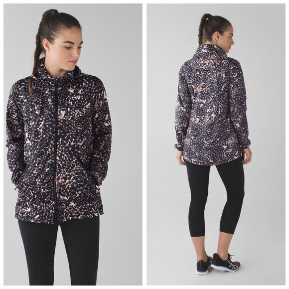 Lululemon Jackets & Blazers - LuluLemon Women’s Miss Misty Jacket II Star Crushed Multi Waterproof - Size 2
